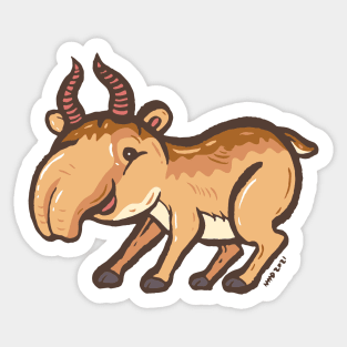 Saiga antelope Sticker